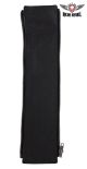 Black Split Leather Club Vest Front Extension - Men's