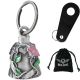 Heart with Pink Rose Motorcycle Bell