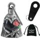  Red Rose with Heart Motorcycle Bell