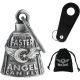 Dream Apparel Never Ride Faster than Your Angel, Wheel with Wings Motorcycle Bell  for Good Luck 3D