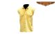 Mens Denim Yellow Sleeveless Shirt with Buttons
