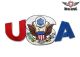 USA Patch With Eagle Motorcycle Patch