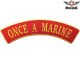 Once A Marine Top Rocker