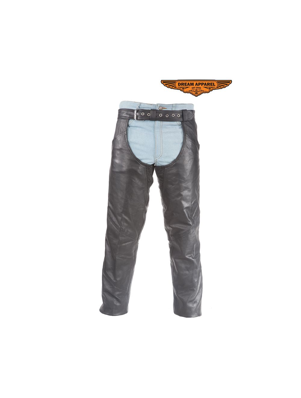 Dream Apparel Cowhide Leather Chaps display picture 1