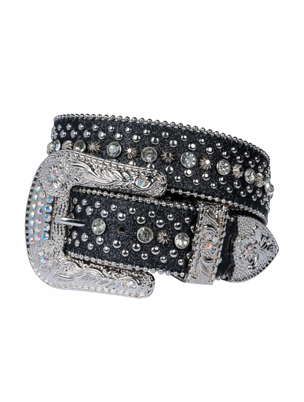 Women Rhinestone Studded Belt Western Cowgirl Bling Full Diamond Belts Best  Gift