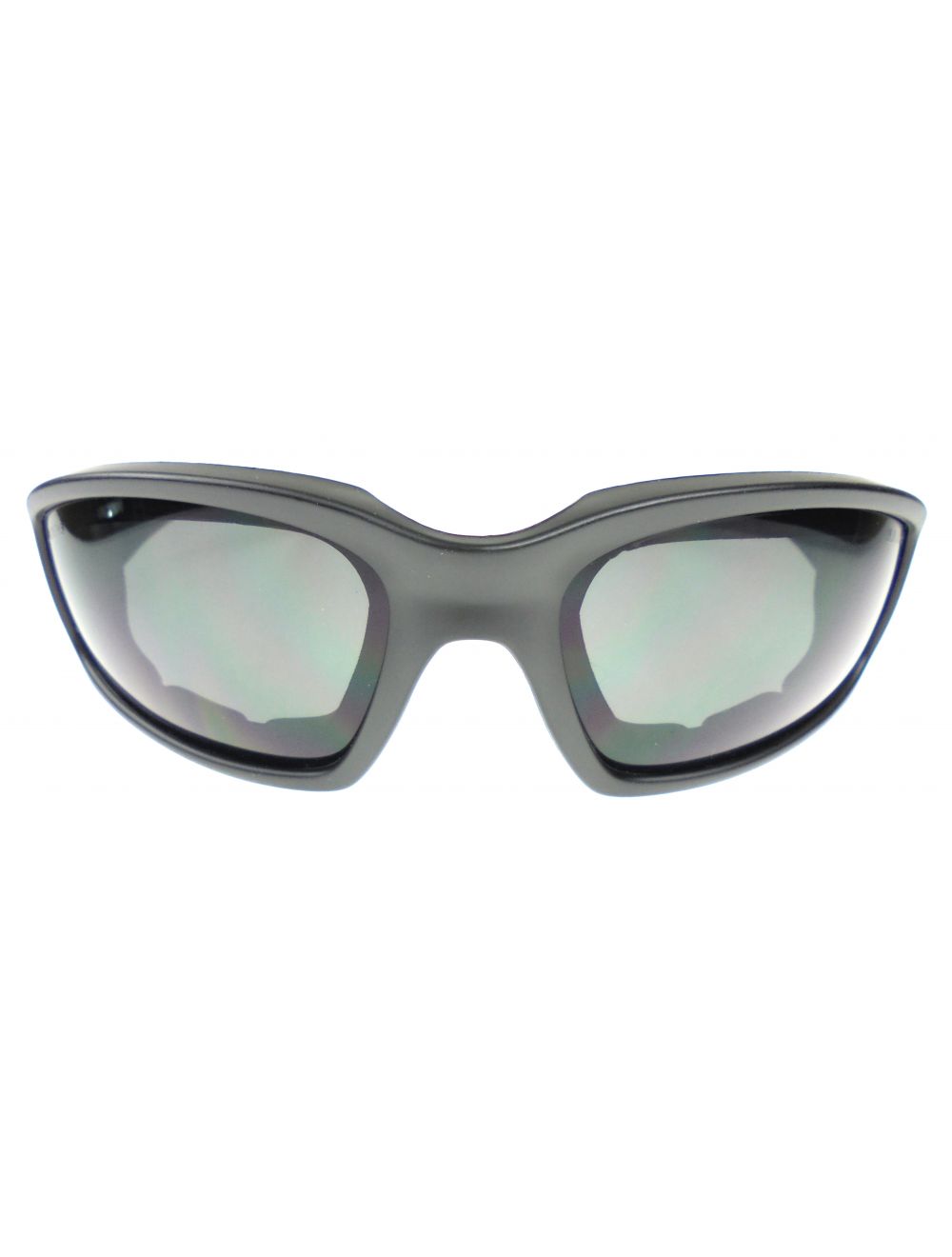 Spider Eyez™ Eva Foam Padded Motorcycle Sunglasses, Shatterproof  Polycarbonate Lens, Matte Black