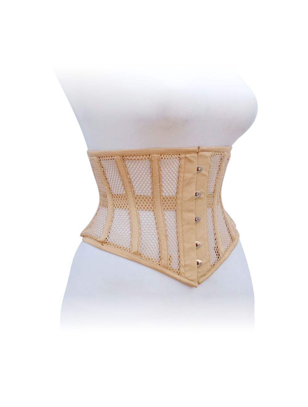 Dream Apparel Heavy Duty Steel Boned Underbust Waist Trainer Mesh Extreme  Corset