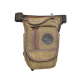 Brown Thigh Bag, Leg Bag Canvas