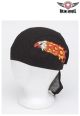 Cotton Skull Cap w/ Eagle Covered in Flames Design