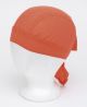 Cotton Plain Orange Skull Cap