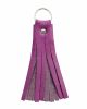 Dream Apparel Pink Leather Key Chain