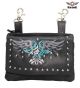 All Naked Cowhide Leather Turquoise Eagle Belt Bag