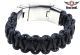 Black Woven Leather Bracelet