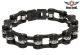 Motorcycle Chain Bracelet With Crystals