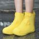 Dream Apparel Waterproof Silicone Rain Cover Yellow Boots for Women Lightweight Non-Slip Shoes