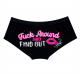 Dream Apparel FUCK AROUND AND FIND OUT Underwear Boxer Low Rise Brief Underpants Shorts