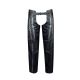 Dream Apparel Rub Off Black Premium  Naked Cowhide Leather Chaps