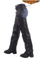 Leather Braided Chaps W/ Mesh Liner