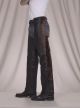 Chaps with Studs, Fringe and Mesh Lining