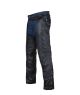 Dream Apparel Black 100% Genuine Leather Motorcycle Chaps Zip-Out Liner, 4 Pockets Biker Pants