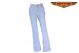 Women Denim Leather Pants