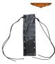 Mens Black Naked Cowhide Leather Vest Extender (Fits: MV301-SS, MV303-SS, MV3090-SS)