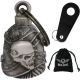 Dream Apparel Skull Motorcycle Bell, for Good Luck and in 3-D, Impact Resistant