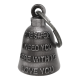 Dream Apparel Ride Safely Motorcycle Bell, for Good Luck and in 3-D, Light Weight