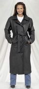 Womens Long Coat with Zipout Lining