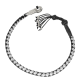 Dream Apparel Get Back Whip Black/Silver with Monkey Fist & Skulls 36