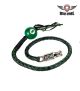 Black/Green Fringed Get Back Whip W/ Pool Ball
