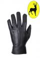 Ladies Black Deer Skin Leather Gloves