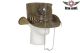 Brown Leather Deadman Top Hat
