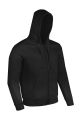Dream Apparel Unisex Black Zip-Up Hoodie Soft Cotton Blend Hooded Sweatshirt with Full Zipper