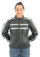 Women Soft Leather Jacket with Z/O Lining