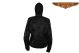 Women's Textile Jacket w/ Black Hoodie & Reflective Wings & Heart