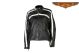 Womens Racer Leather Jacket With Off White Stripes