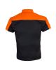 Mechanic Shirt with Reflector on Back Straight Bottom Orange/Black