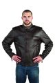 Mens Retro Brown Motorcycle Scooter Jacket