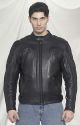 Mens Leather Jacket W/ Multi Pockets