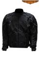 Men Nylon and Mesh Motorcycle Jacket