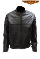Mens Cowhide Racer Style Jacket