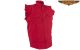 Mens Biker Denim Red Sleeveless