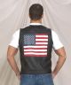 Mens U.S.A Flag Vest with Snap