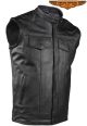 Mens Motorcycle Vest With Gun Pockets