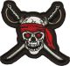 Captains Bandana with Skull and Crossbones Patch