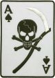 Ace Grim Skull Biker Patch