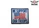 We Support Our Troops Motorcycle Patch