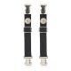 Dream Apparel Premium Alligator Teeth Boot Clips with Shotgun Shell Design Adjustable Elastic Straps