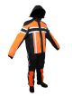 Dream Apparel Black/Orange Textile Two-Piece Rain Suit
